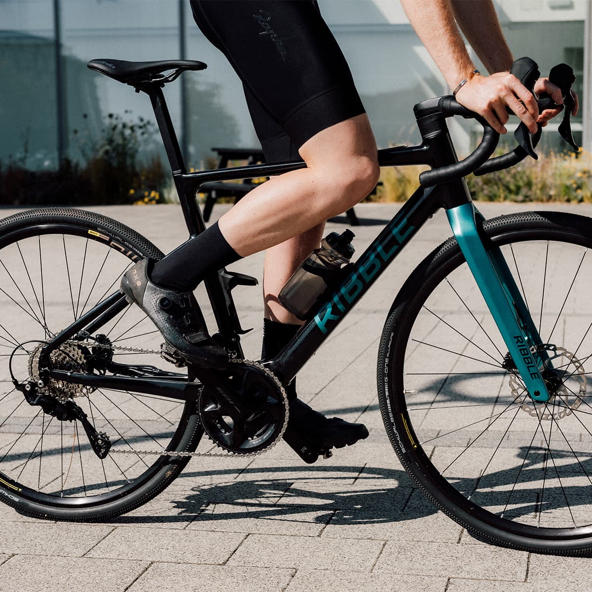 Close up of bike